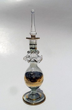 Egyptian handmade perfume bottles - fine pyrex glass - GE20
