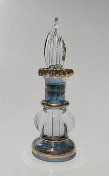 Egyptian handmade perfume bottles - fine pyrex glass - GE30