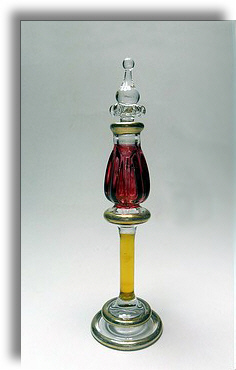 Egyptian handmade perfume bottles - fine pyrex glass - MT23