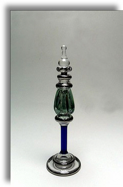 Egyptian handmade perfume bottles - fine pyrex glass - MT25