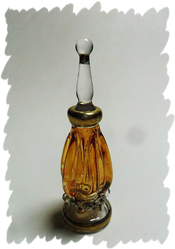 Egyptian handmade perfume bottles - fine pyrex glass - MT32