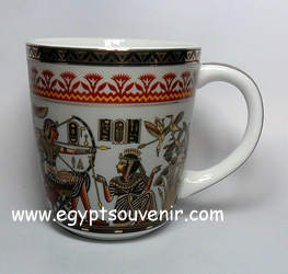 Egyptian Porcelain Mug  PORM24