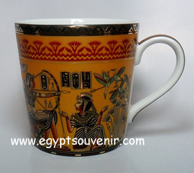 Egyptian Porcelain Mug  PORM19