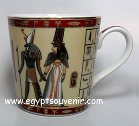 Egyptian Porcelain Mug  PORM22