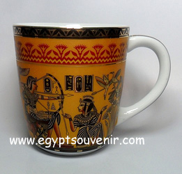Egyptian Porcelain Mug  PORM25