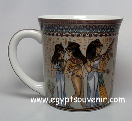 Egyptian Porcelain Mug  PORM33