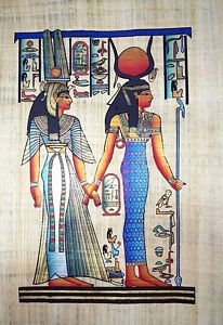 Nefertari, Isis Papyrus Painting