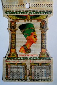 Egyptian Papyrus Calendar 2