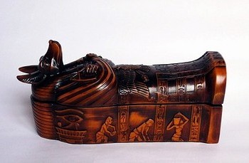 Ancient Egypt God Anubis, Coffin Sarcophagus (X Larg)